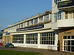 Close up of the former bays for the fire engines