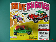 Lone Star Dune Buggy still in its bubblepack and yellow backing board