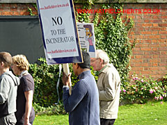 Section of the march - old and young