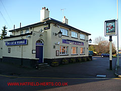 Cat and Fiddle - yellow two storey building