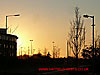 Sunset behind de Havilland campus - thumbnail