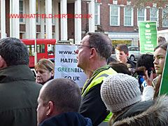 Close up view of a section of the crowd