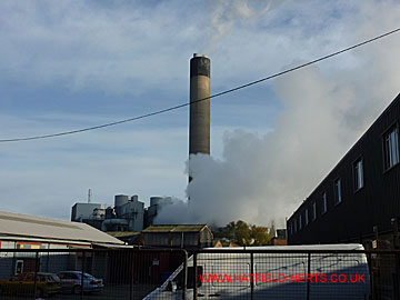 View from across another business yard