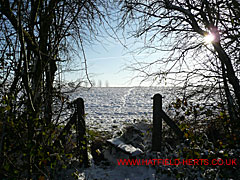 Stile on the footpath from the A1001 South Way