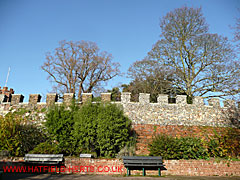 section of the castle wall