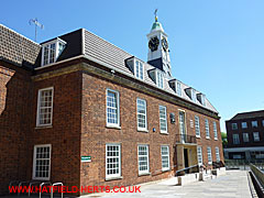 Welwyn Hatfield Borough Council offices viewed from the exterior